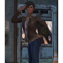 Tracer Fallout 76 Leather Jacket